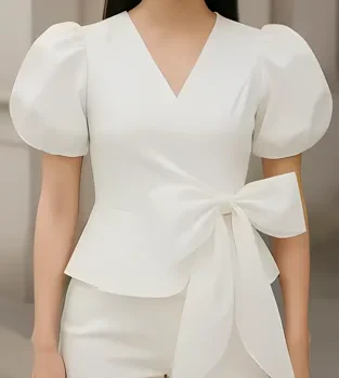 Bo Top – Premium Solid Lycra Short Sleeve Slim-Fit Tee (S)